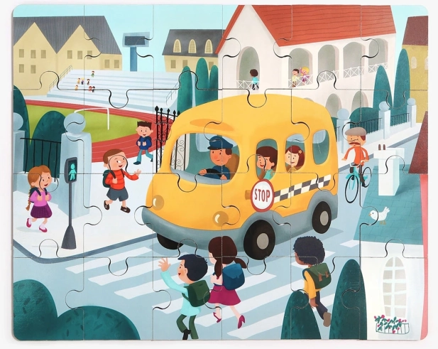 Learning about traffic through play
