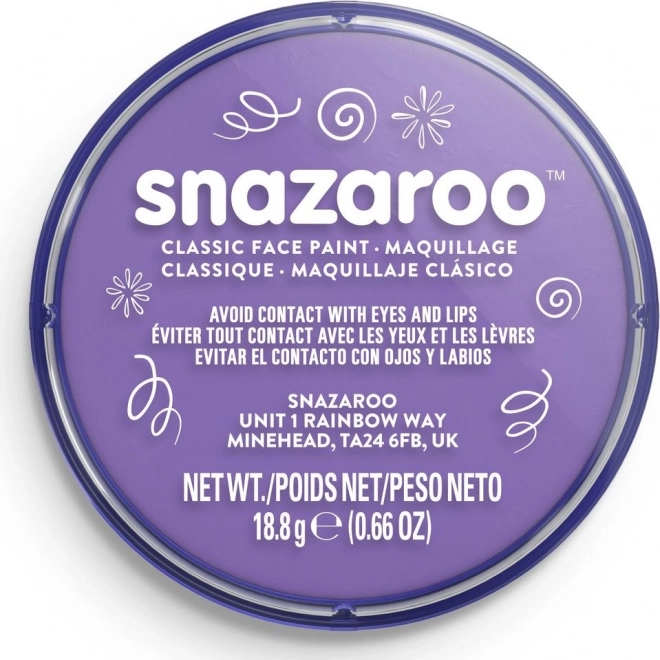 Snazaroo lichtpaarse gezichtsschmink 18 ml