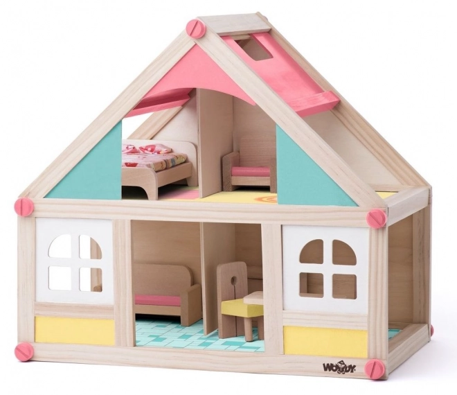 Wooden Dollhouse Brygida