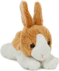 plush brown and white bunny 15 cm