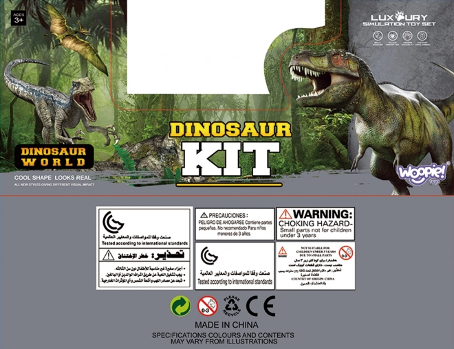 Dinosaur Figures Set with Mat and Carry Case