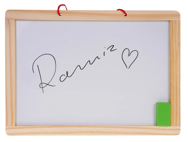Houten bord + accessoires