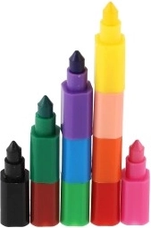 Crayon de cire maxi avec 11 couleurs
