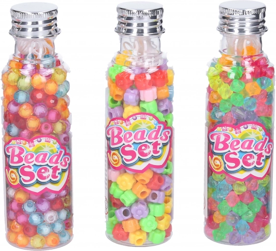 Colorful Beads in a Bottle