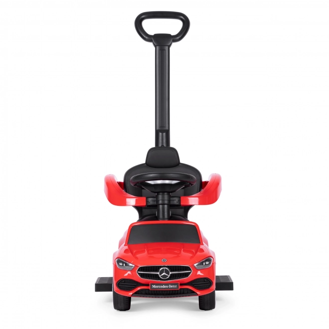Voiturette Mercedes Classe C guide interactif avec volant – Rouge