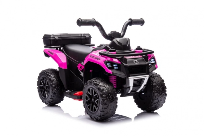 Electric Pink Children's Quad Bike Explorer