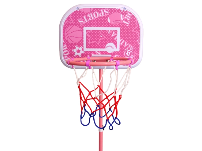 Pink Basketball Hoop