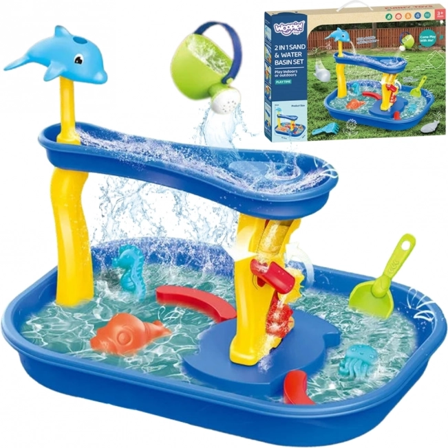 Woopie Waterfall Table Dolphin Set 11 pcs