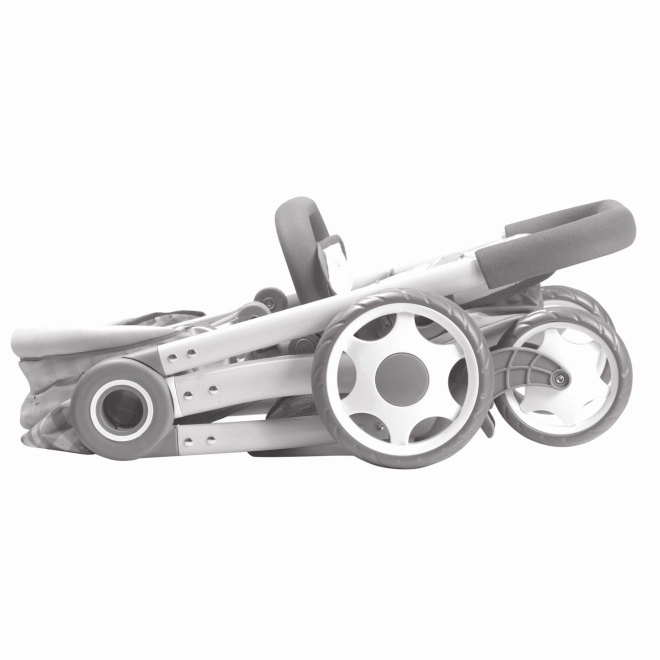 DeCuevas 80586 Poussette Pliable pour Poupées 3 en 1 avec Sac FUNNY 2023 - 70 cm