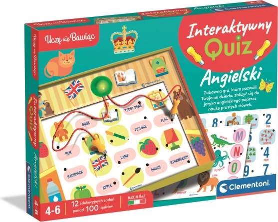 Quiz interactif d’anglais – J’apprends en jouant CLEMENTONI