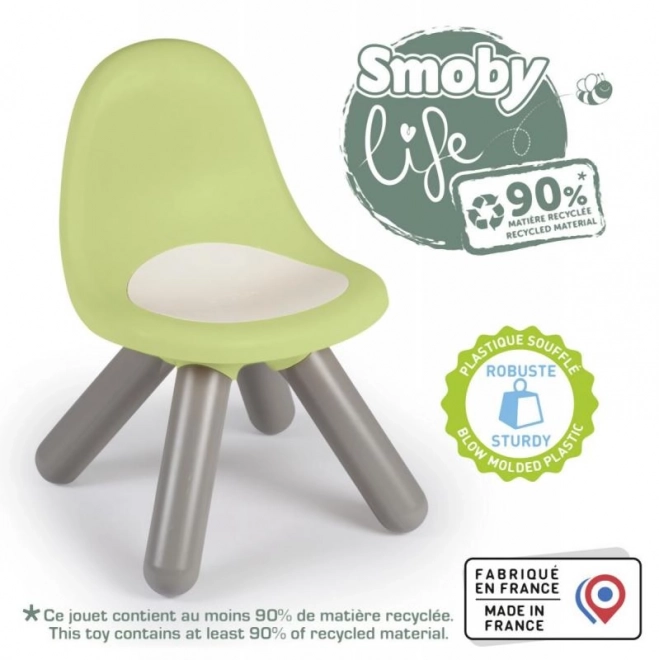 Chaise pour enfants design verte