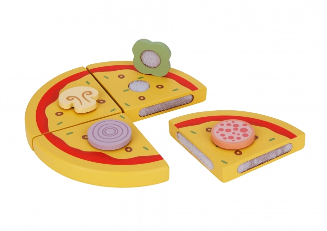 Tooky Toy Holz-Pizza-Set mit Zubehör