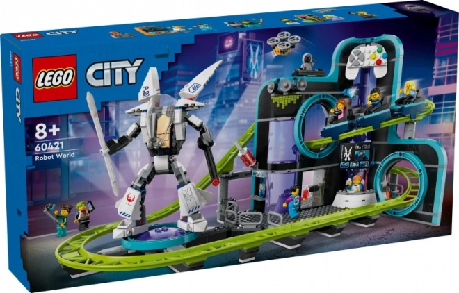 Lego City Robots World Park with Roller Coaster