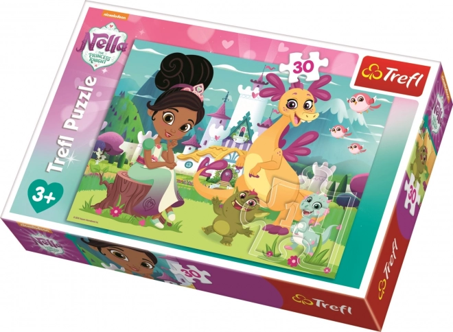 TREFL Puzzel Nella - Prinses Ridder 30 stukken