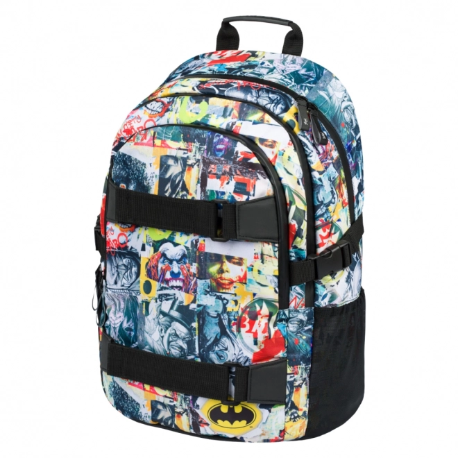 BAAGL Sac à dos scolaire Skate Batman Comics