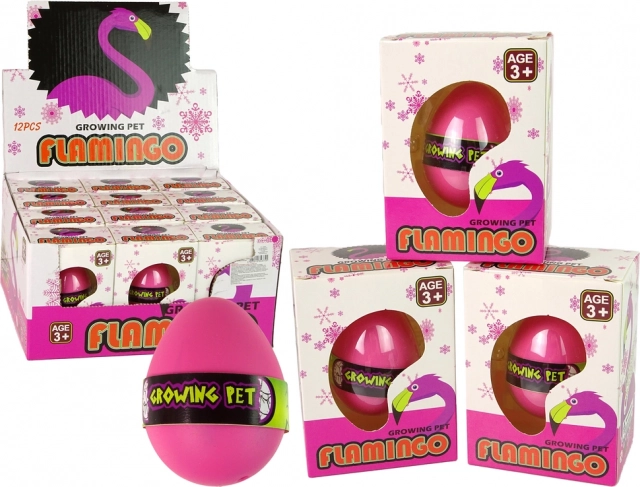 Growing Flamingo Egg 6cm Pink