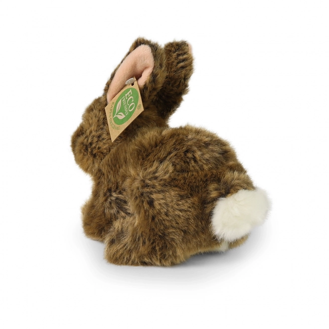 Pluchen konijn bruin liggend 17 cm ECO-FRIENDLY