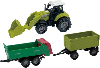 Tractor with accessories, light and sound