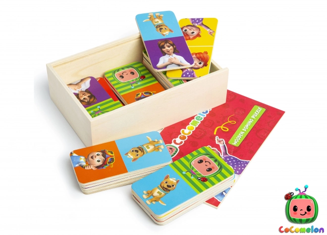 Houten dominopuzzel CoComelon