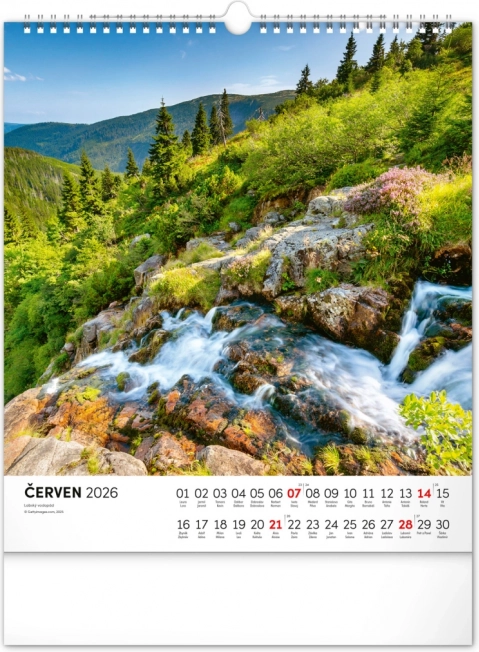 Wall Calendar Krkonoše 2026