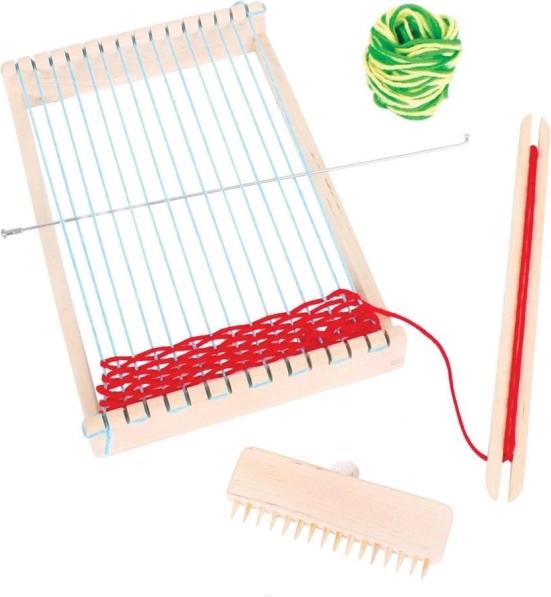 Bigjigs Toys Wooden Weaving Loom for Kids