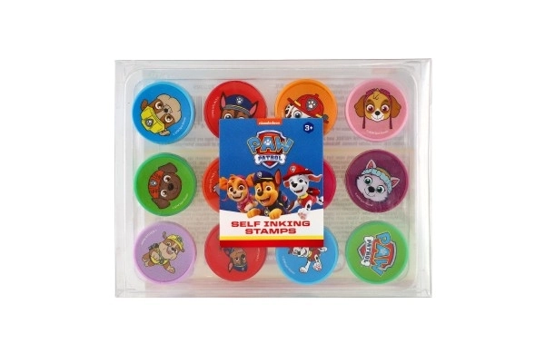 Zelfinktkussens 12 stuks plastic Paw Patrol in blister 12x9cm 10 stuks in doos