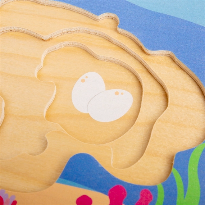 Puzzle Bigjigs Toys Cycle de vie de la tortue