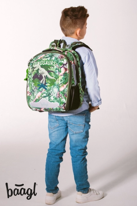 Schoolrugzak Baagl Dinosaurussen