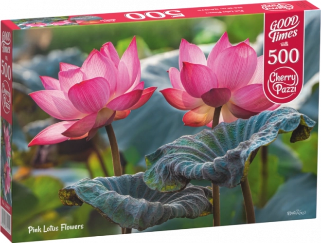 Puzzle Pink Lotus Flowers 500 Pieces