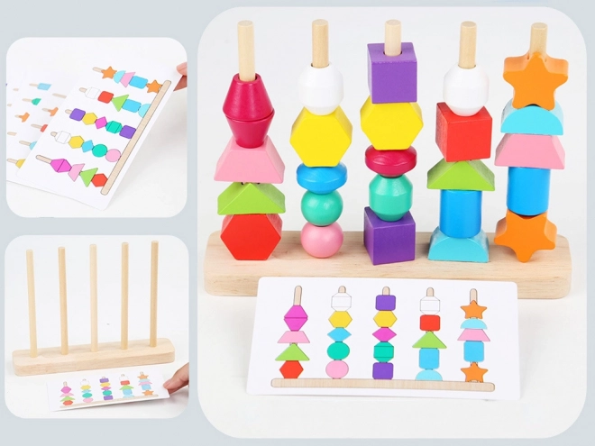 Houten educatieve puzzel 25 stuks