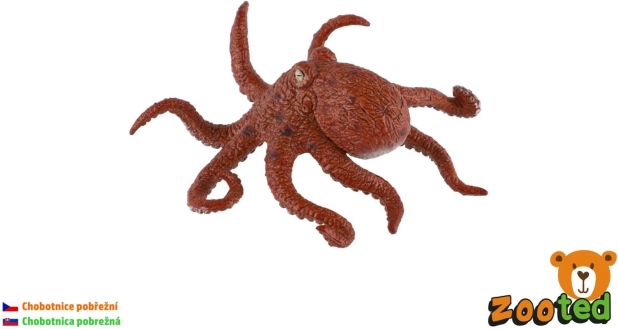 Coastal Octopus plastic figurine 8 cm