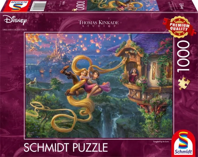 Puzzel 1000 stukjes Disney: Rapunzel en Flynn
