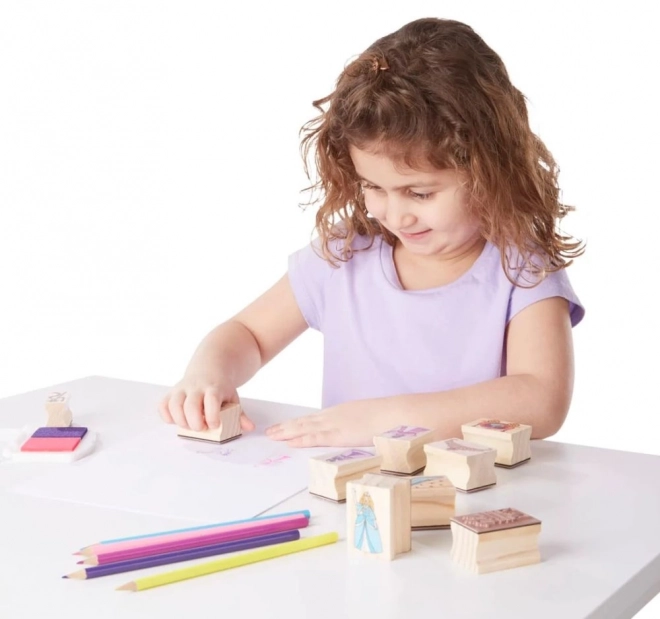Melissa en Doug - Stempelset Prinsessen