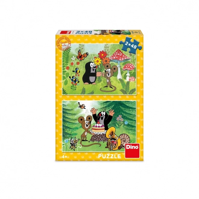 Dino Puzzle La Petite Taupe Fête