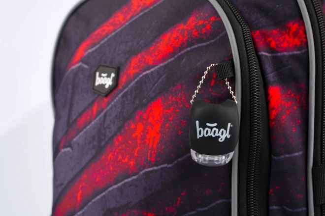 BAAGL ENSEMBLE 3 Core Láva: sac à dos, trousse, sac