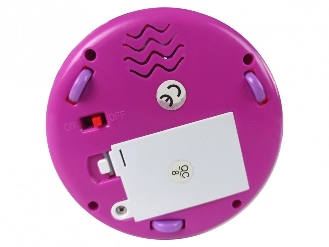 Interactieve muziek trommel met carrousel Roze