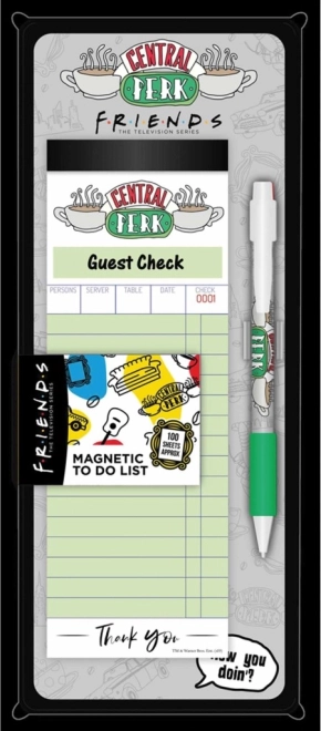 Magnetisch blok met pen Vrienden