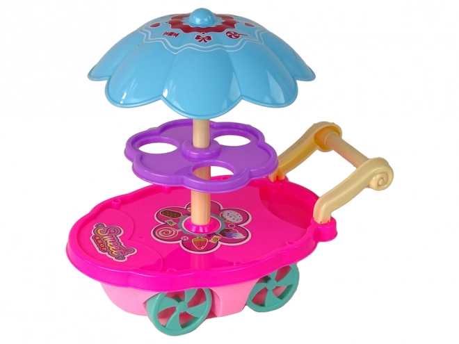 Kinder-Eiscremestand mit Spielzeug - Eiscreme-Wagen