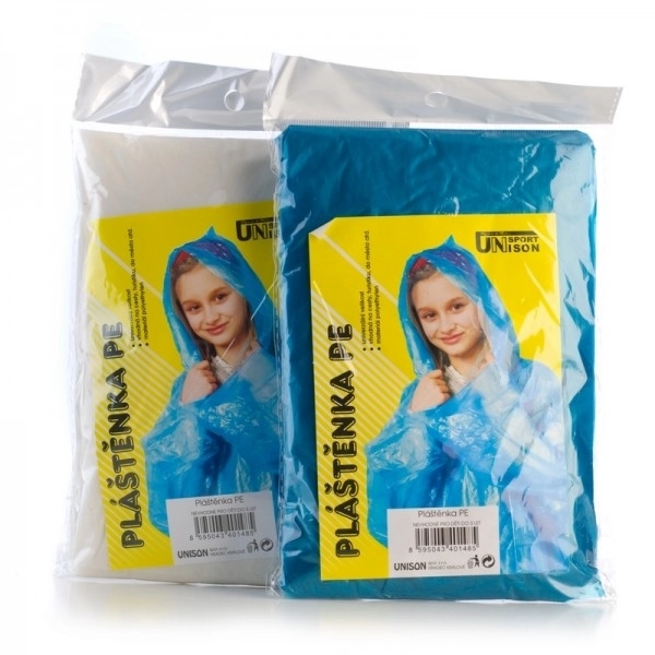 Universele polyethyleen poncho maat in zak 9x13cm