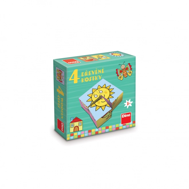 Dino Blokjes voor de kleinste kinderen 4 stuks