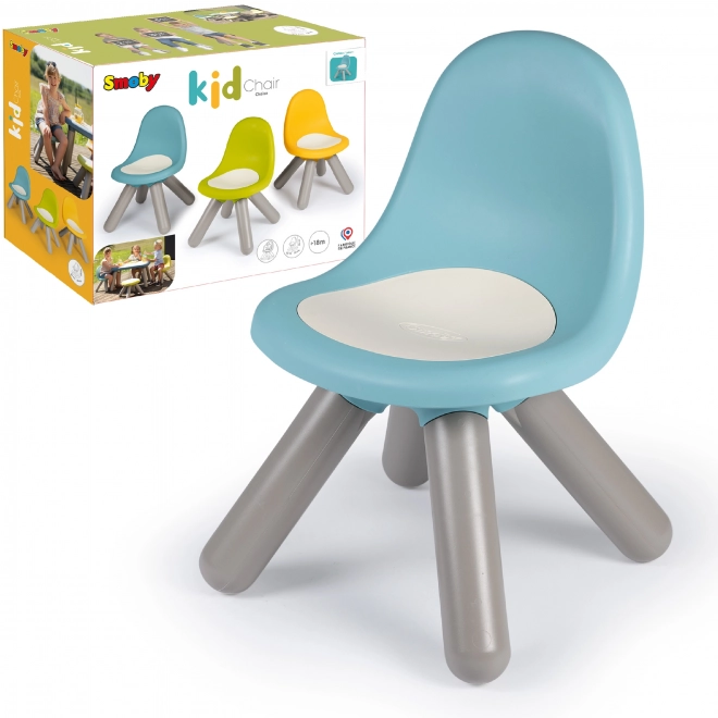 Kinderen stoeltje blauw