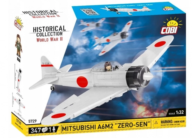 Building Blocks Mitsubishi A6M2 Zero Fighter