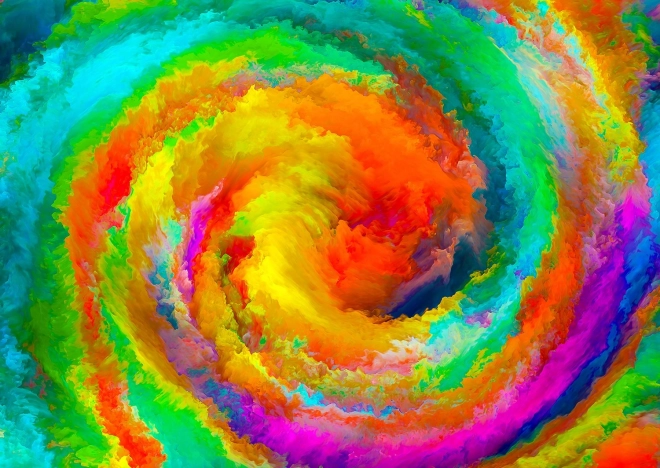 Enjoy puzzle spirale colorée 1000 pièces