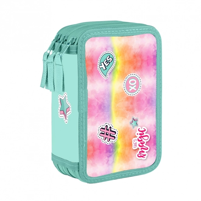Three-Story Empty Pencil Case Magic