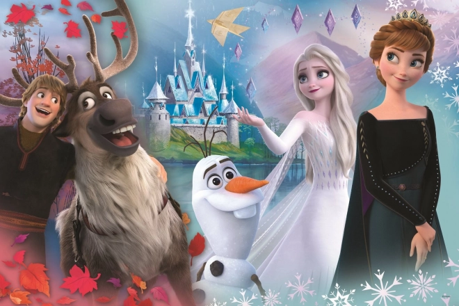 Puzzel XL Super Vorm met Anna en Elsa - Het IJzige Koninkrijk