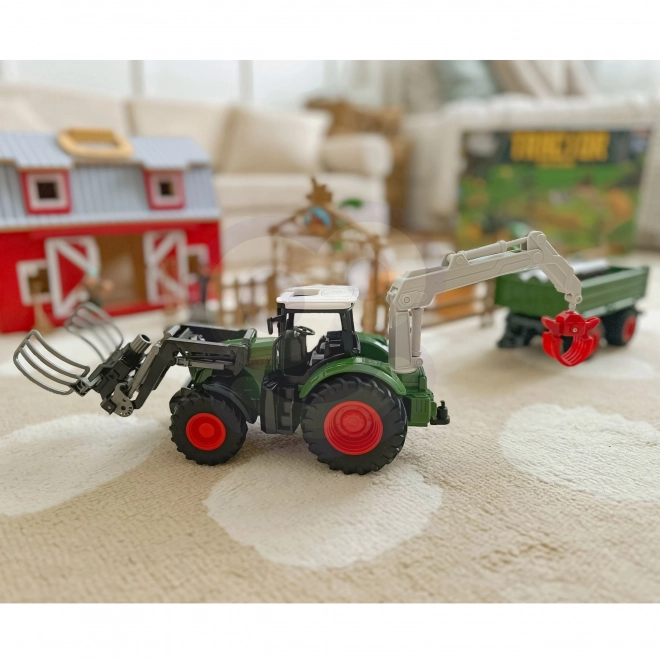 Set landbouwmachines tractor mini boerderij WOOPIE