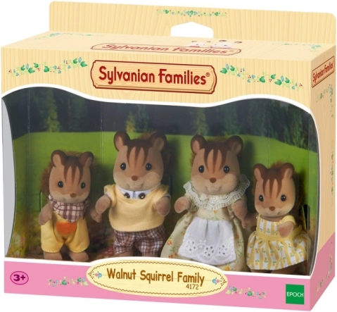Famille d’écureuils SYLVANIAN FAMILIES – set de 4 figurines