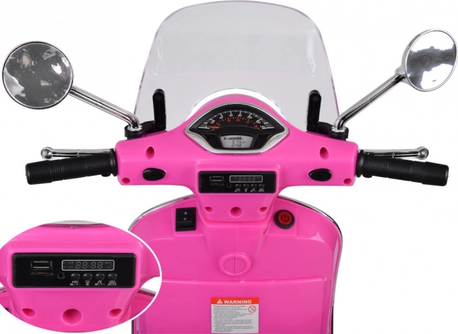 Electric Scooter Vespa GTS Super for Kids – Pink