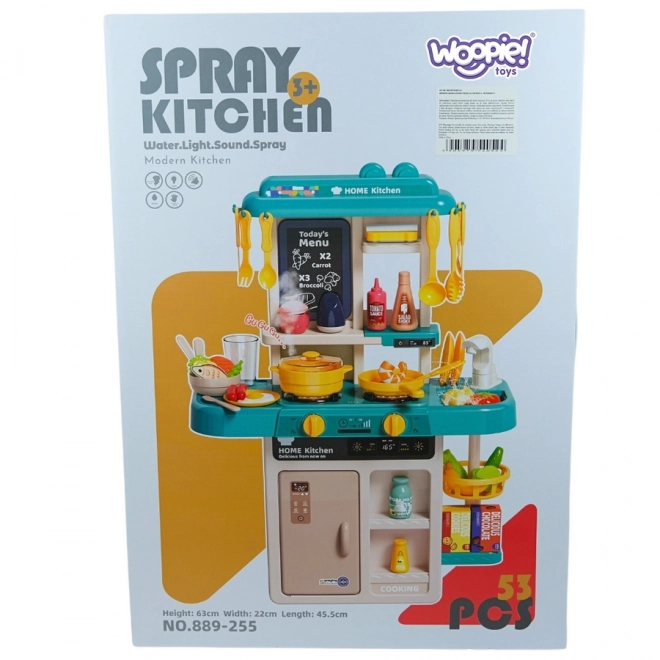 Interactieve keuken voor kinderen Woopie met accessoires