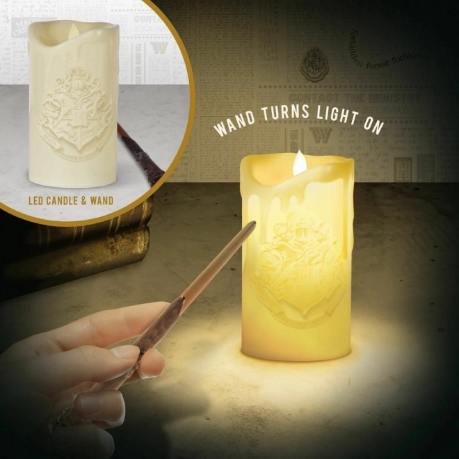 Licht Harry Potter - kaars met toverstok